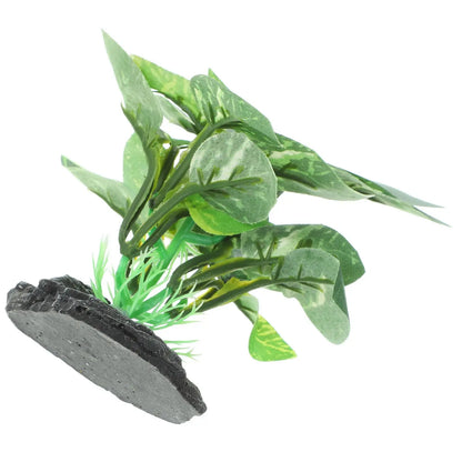 Premium Artificial Plant Decoration For Tank Aquarium Plants Decor Accessories Supplies nament Faux Fake Plastics Aquatic Pet