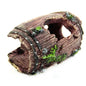 Aquarium Equipment Accessorie Glass Fish Tank Landscaping Decoration Resin Crafts Artificial Antique Barrels Landscaping Decor