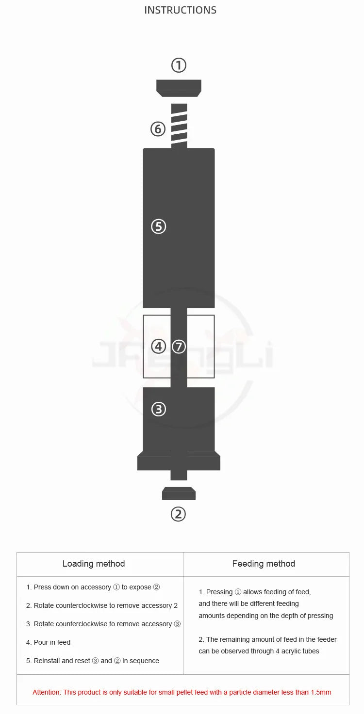 AQUAPRO MINI Fish Feeder Aquarium Accessories Method Fishbowl Feeding Water Supplies Akvarium Food Shrimp Terrarium Tropical