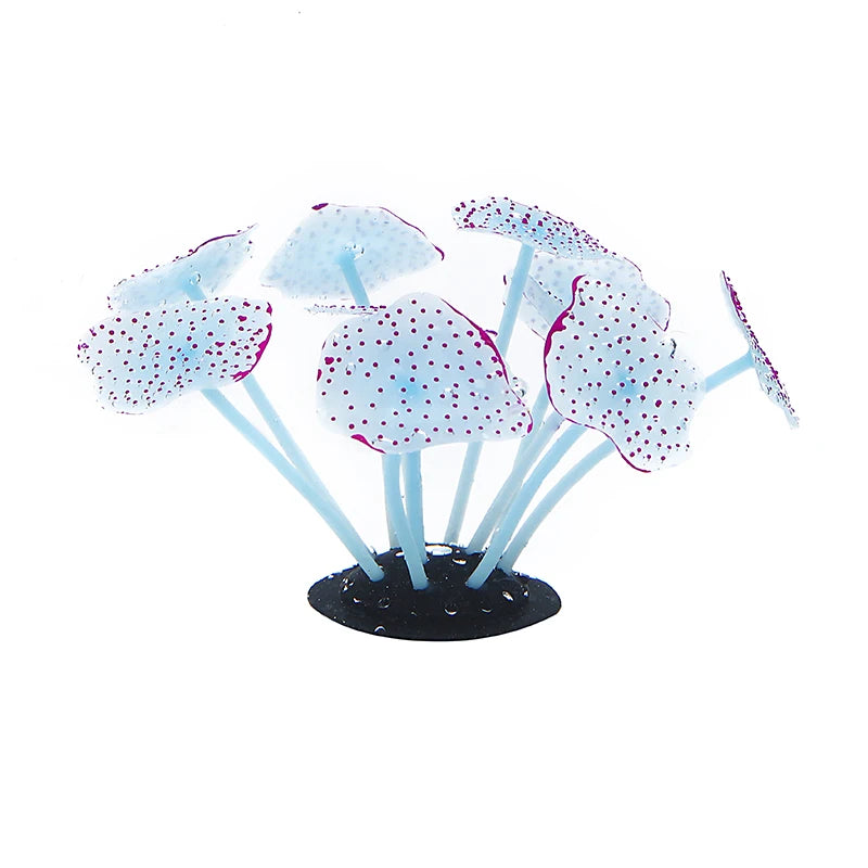 Aquarium Supplies Luminous Coral Simulation Silicone Corals UnderWater Landscape Decor Fish Tank Landscaping Coral Accessories
