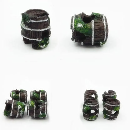 Aquarium Equipment Accessory Glass Fish Tank Landscaping Decoration Resin Crafts Artificial Antique Landscaping Decor Supplies