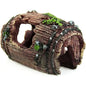 Aquarium Artificial Barrel Cave Resin Ornaments Decorations Landscaping Accessories For Fish Tank Aquarium Decoration Supplies