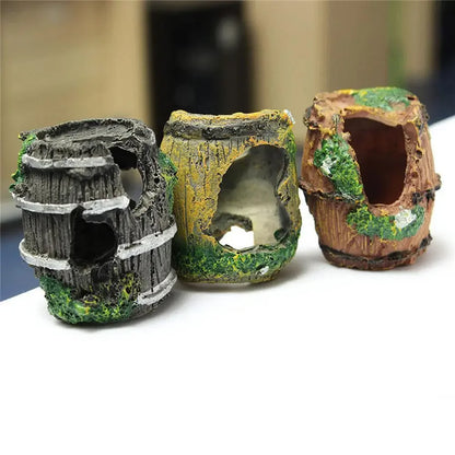 Aquarium Equipment Accessory Glass Fish Tank Landscaping Decoration Resin Crafts Artificial Antique Landscaping Decor Supplies