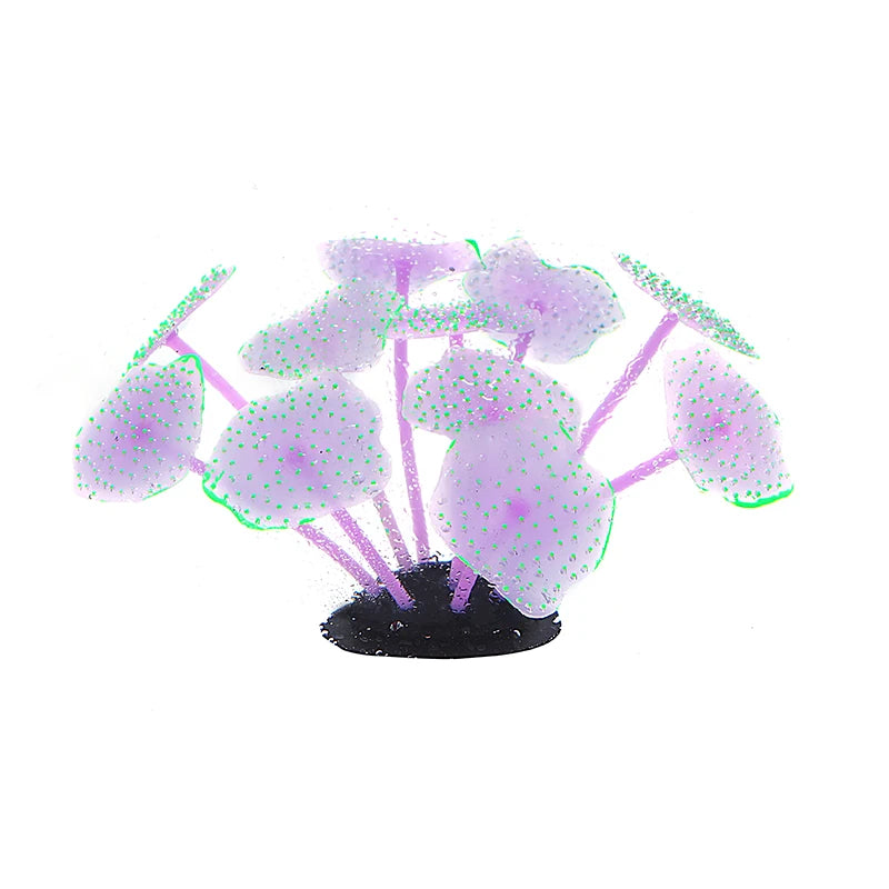 Aquarium Supplies Luminous Coral Simulation Silicone Corals UnderWater Landscape Decor Fish Tank Landscaping Coral Accessories