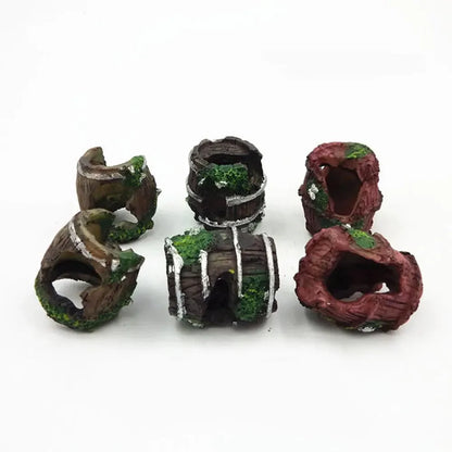 Aquarium Equipment Accessory Glass Fish Tank Landscaping Decoration Resin Crafts Artificial Antique Landscaping Decor Supplies