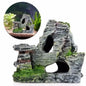 Aquarium Artificial Barrel Cave Resin Ornaments Decorations Landscaping Accessories For Fish Tank Aquarium Decoration Supplies