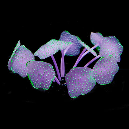 Aquarium Supplies Luminous Coral Simulation Silicone Corals UnderWater Landscape Decor Fish Tank Landscaping Coral Accessories